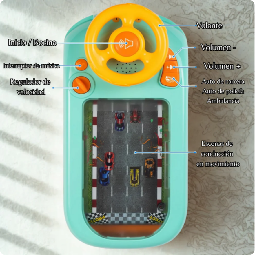 Volante para Atención y Juego